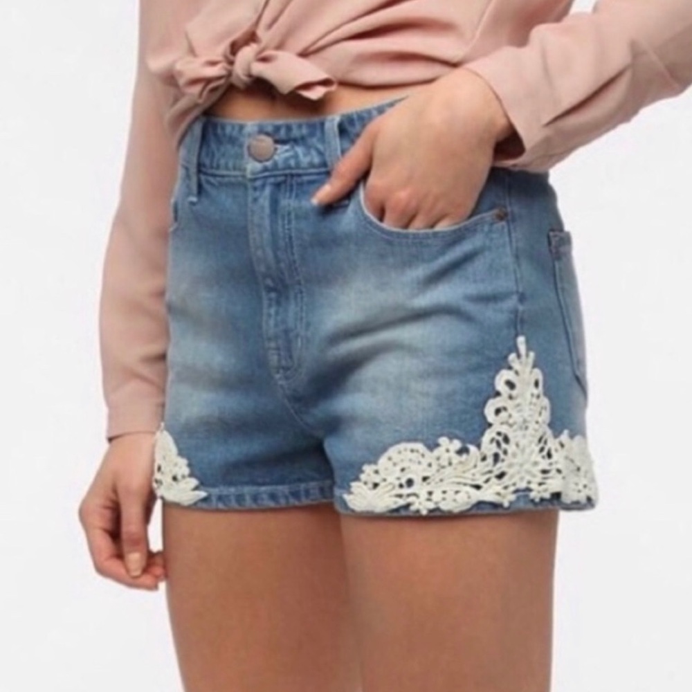 BDG denim shorts high rise
